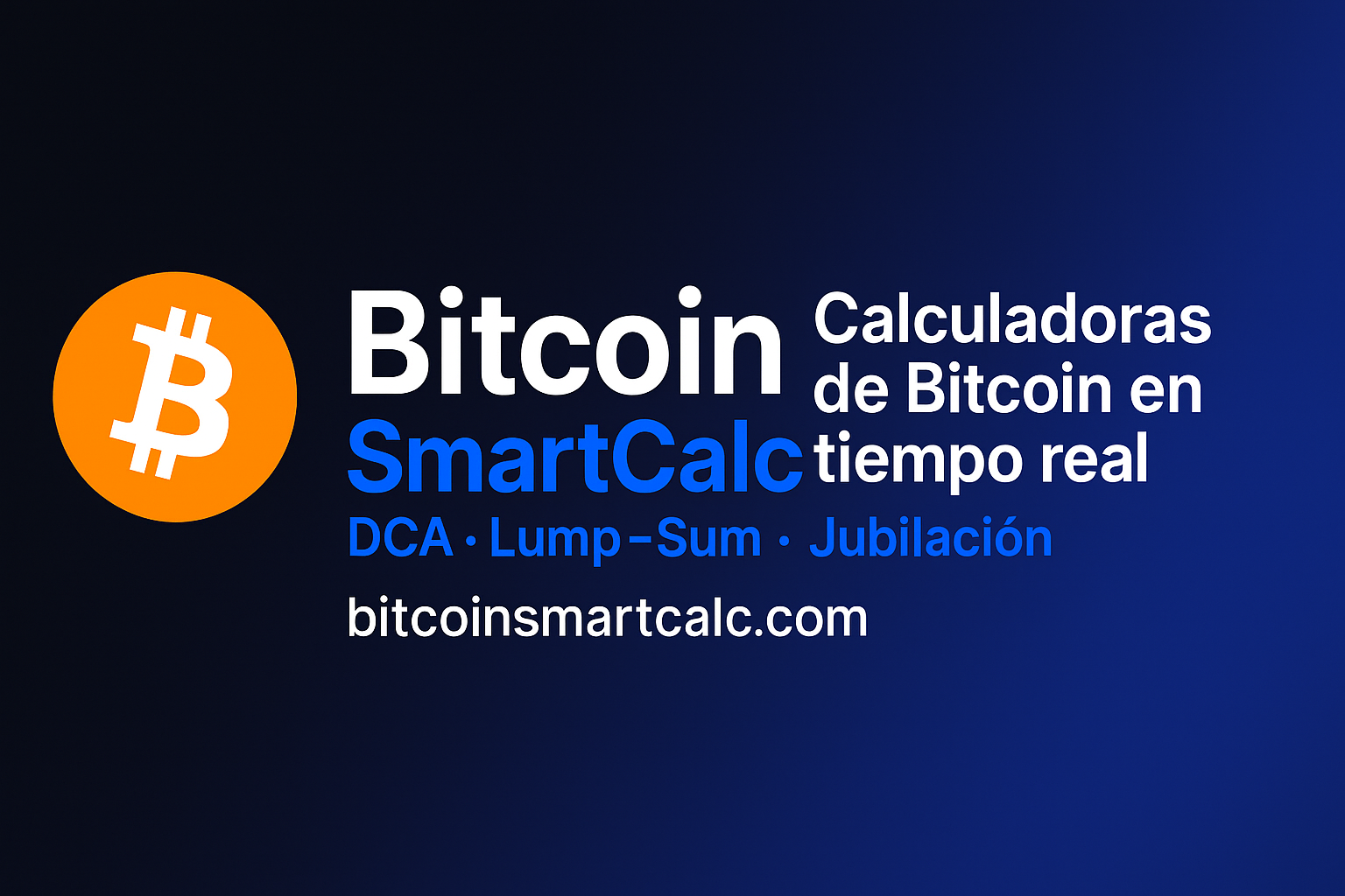 Calculadora jubilación Bitcoin — Simulador de retiro | BitcoinSmartCalc